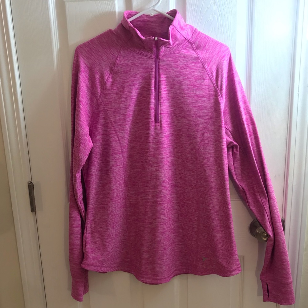 Old Navy Pink Active Half Zip Jacket